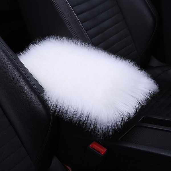Fuskpäls Bil Plysch Cover Auto Mittarmstöd Konsoldyna Ull Kudde Skydd Universal Bil Bil Interiör Tillbehör| | 4