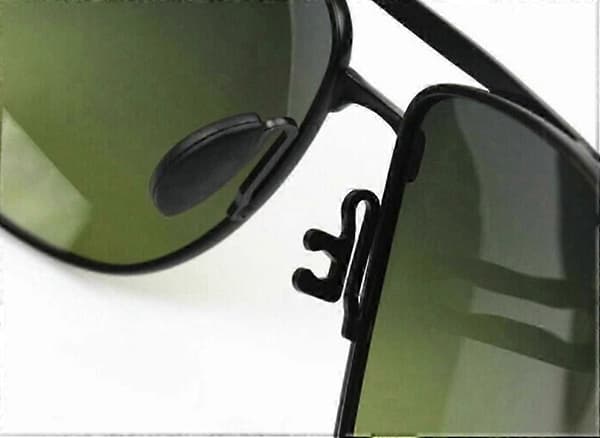 Skridsikre Push-In Silikone Næsepuder 5 Par Sorte Bløde Kompatible med Porsche Design Briller