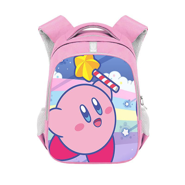 Kirby Lasten Reppu Poikien Reppu Sarjakuva Anime Opiskelija Kirjalaukku Lasten Tyttöjen Koululaukku Lasten Reppu Syntymäpäiväjuhlalahja Kirby-17