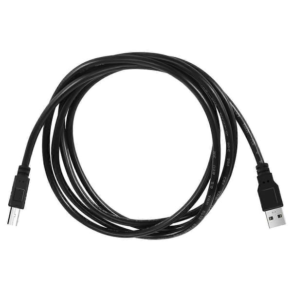 Til Canon Pixma USB 2.0 Printerkabel Ledning A-B 1.8M As shown