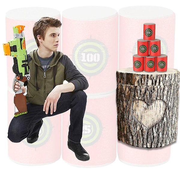 12st Bullet Dart Target för Nerf N-strike Elite Series Blasters Soft Eva Material
