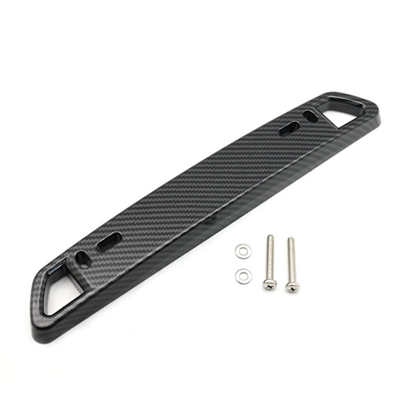 Universal bil Nummerplade Ramme Carbon Fiber Nummerplade Holder Black