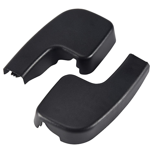 2X Vindusviskerarmdeksler Hetter for 3 E90 E91 E92 61617138990 black