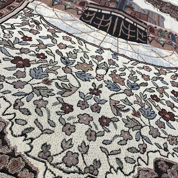 Muslimi rukousmatto islamilainen matto muslimi rukoukseen tapis de priere Islam punotut matot Vintage Pa