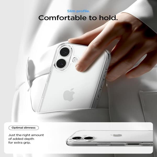 Cover til iPhone 17, [Ingen Magnetisk Ring] - Krystalklar