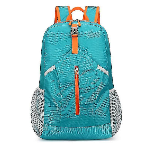 25/45l Utomhussport Bergsklättring Ryggsäck Vattentät Vandring Vandring Camping Ryggsäck Rese Casual Väskor lake blue-24L