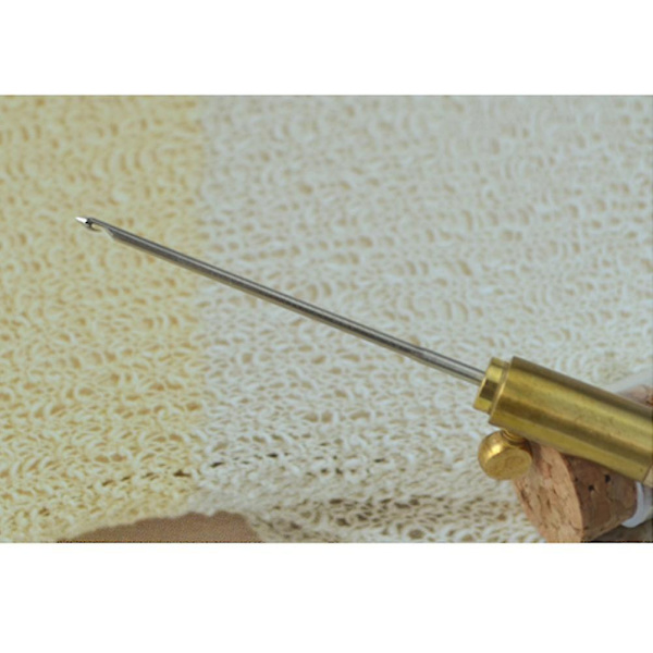 Tambourkrok med 3 nålar 70 90-100 Broderiverktyg Paljetter Bead Neddle Set Tool Kit Default