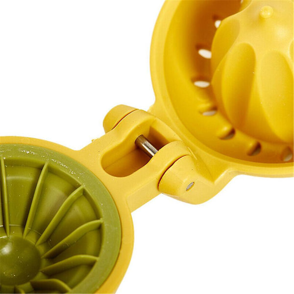 Simpel manuel juicer Husholdnings lille citronklip køkkenpresser Yellow