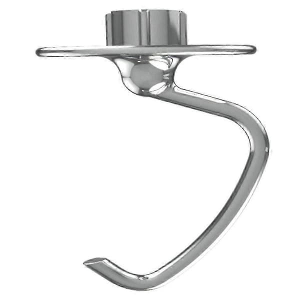 Dejkrog i rustfrit stål til KitchenAid 4,5-5 Quart røremaskine med vippehoved, K45DH udskiftning af dejkrog Silver