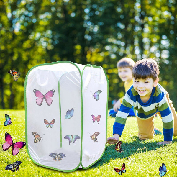 Sammenfoldeligt Caterpillar Habitat sommerfuglebur til Airflow Butterfly Education Toy