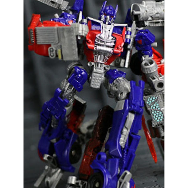 Optimus Warrior - Transformers Leksaksmodell Bil Transformers Optimus Prime Robot Leksaksmodell Led Rörlig