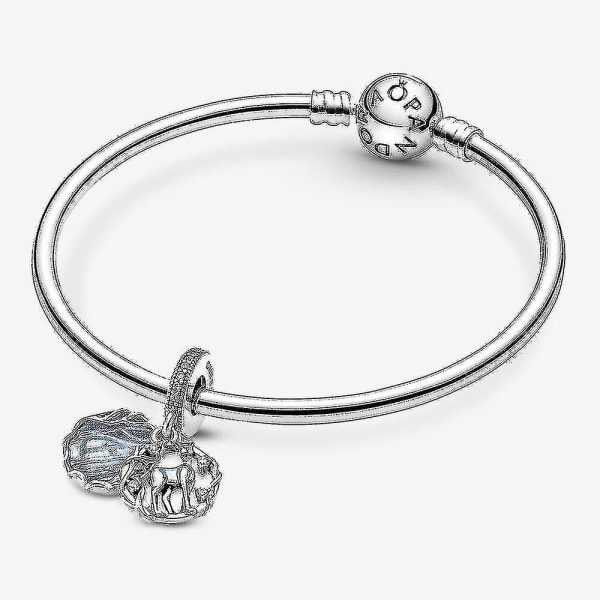 Hängsmycke Äkta Pandora Harry Potter "patronus" Silver, Zirconia, Emalj