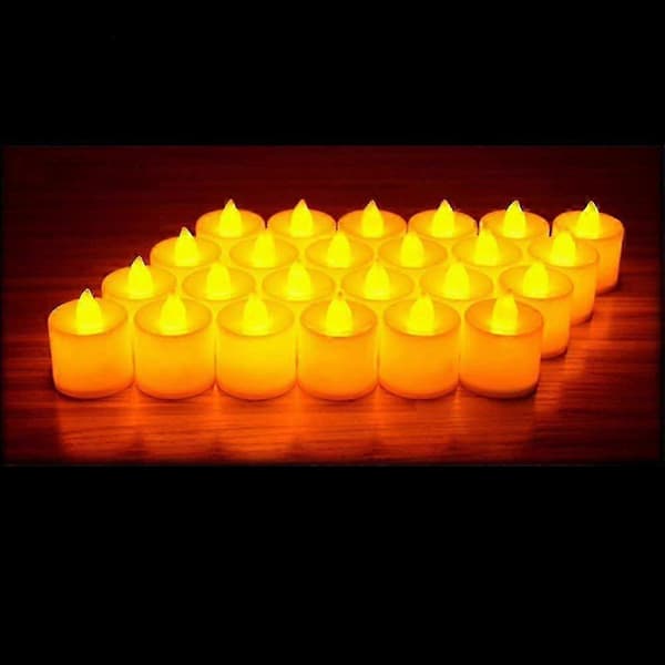 24 Pakke LED Telys/YY White