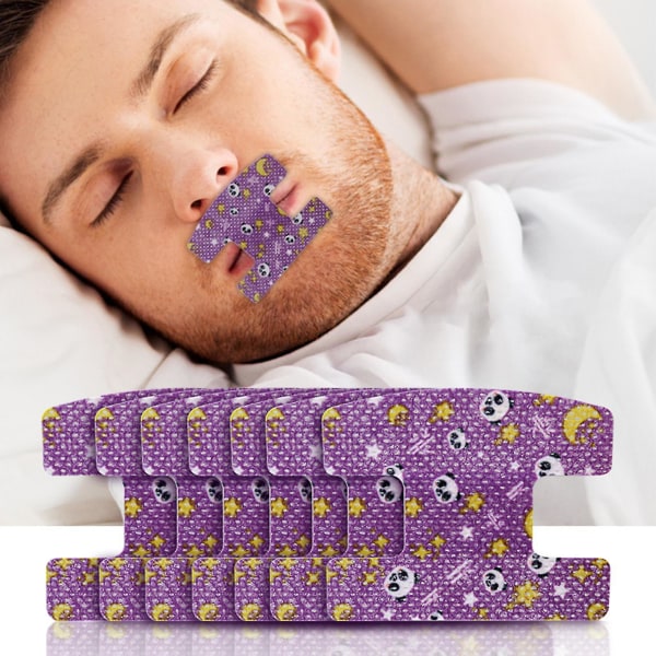 Munntape for bedre søvn - Avanserte anti-snorkestrimler for forbedret nesepust og snorreduksjon 100pcs