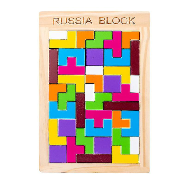 Pædagogisk legetøj til børn, Tetris træpuslespil