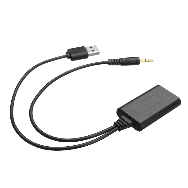 för 2005-2011 Radio Car Stereo Trådlös Bluetooth mottagare USB/AUX Audio Modul Kabel AUX-kabeladapter black