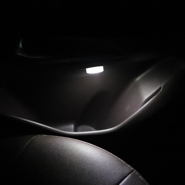 Miniauton LED-kosketuskytkinvalo Automaattinen langaton ympäristövalo Kannettava yölukuvalo auton kattolamppu auton sisävalo 1/2 kpl - koristelamput ja am Blue Light 1Pc