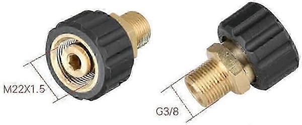 Dysefittingadapter Højtryksrenser Tilbehør - M22F G3 / 8F 26-27