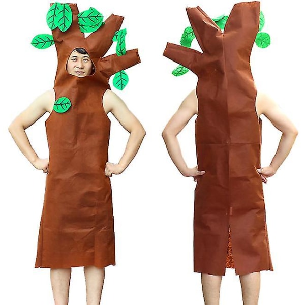 Carnival Party Costume Tree Cosplay Voksen Barn Kjole Juleutstyr 140-150cm