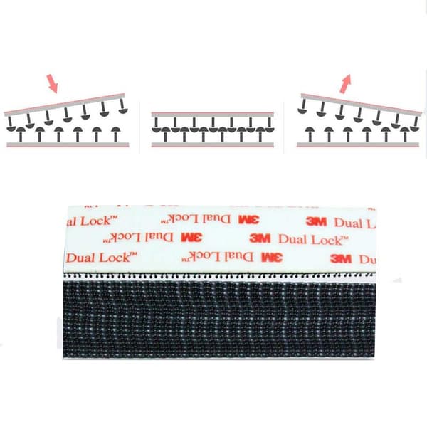 3M adhesive 3550 Dual Lock extra starkt flexibelt snäpplås