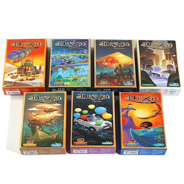 Dixit Stella Univerus englantilainen lautapeli Dixit Expansion Journey Harmonies Daydreams Korttiystävät Perheillallinen Juhlat Lautapeli Dixit Journey