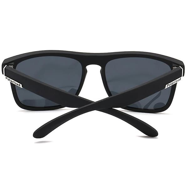 Firkantede solbriller Retro Goggles Briller Black Silver Frame Grey Lenses