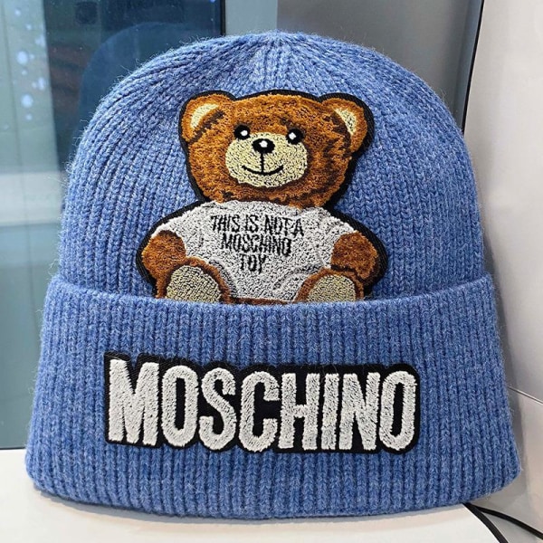 Moschino Brand Hat M（54-58cm） light blue