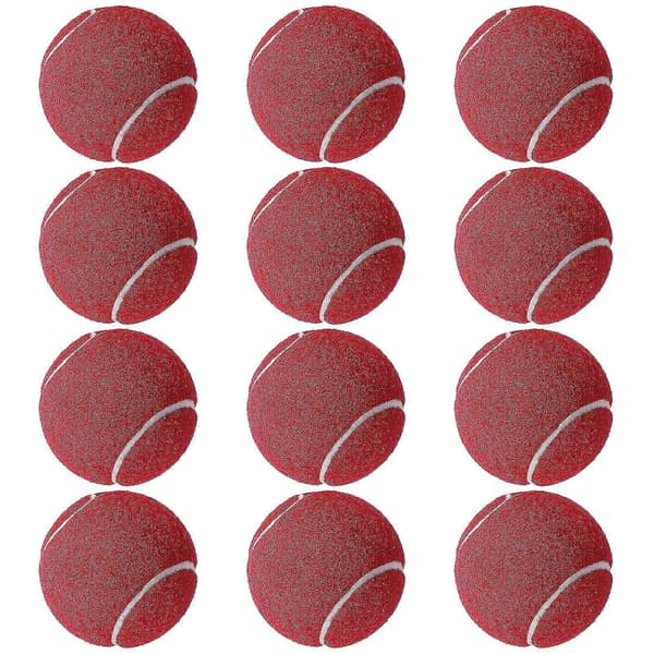 12-pack Tryckmatchande och tränings tennisbollar Red 12-Pack