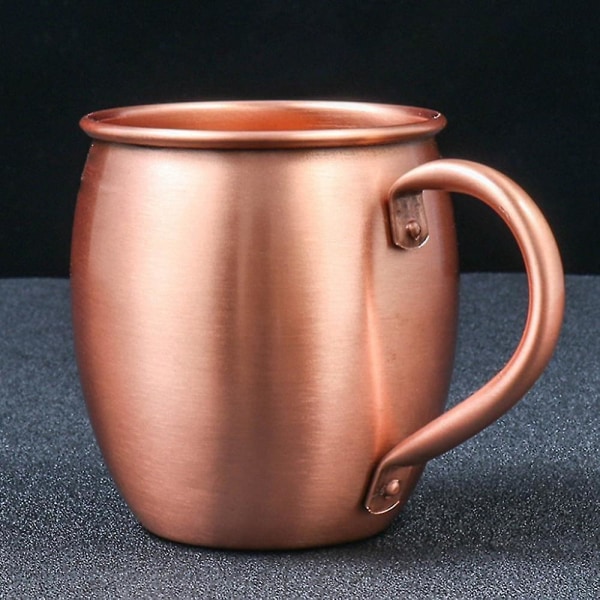 530ml 100% Pure Copper Mug Moscow Mule Mug Drum Cup Cocktail Cup Pure Copper Krus Restaurant Bar Col