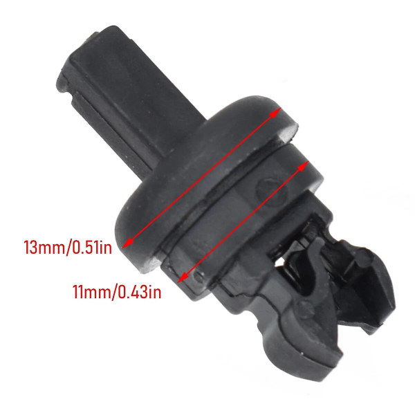 2x Clips för Citroen C4 B7 Ds4 Ds5 Bakre Bagageutrymme Bagagehylla Snöre Hängare Fäste Pivot Pinne Bil Tryck Stift 1606854680 Fn9u1653