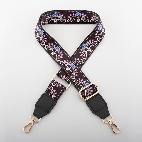 Veskestropp Lang skulderstropp for Crossbody Bag Veske Erstatningsstropper Dameveske Lærstoffbelte for Crossbody-veske E