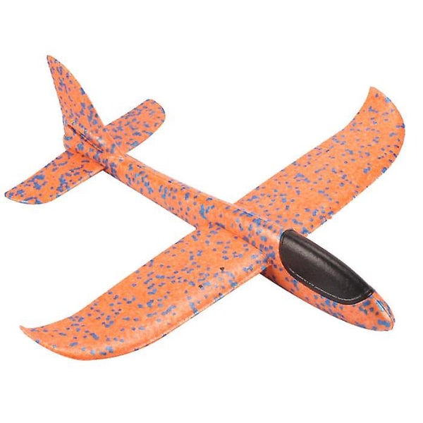Flylegetøj til børn, flyvende fly til drenge piger Orange