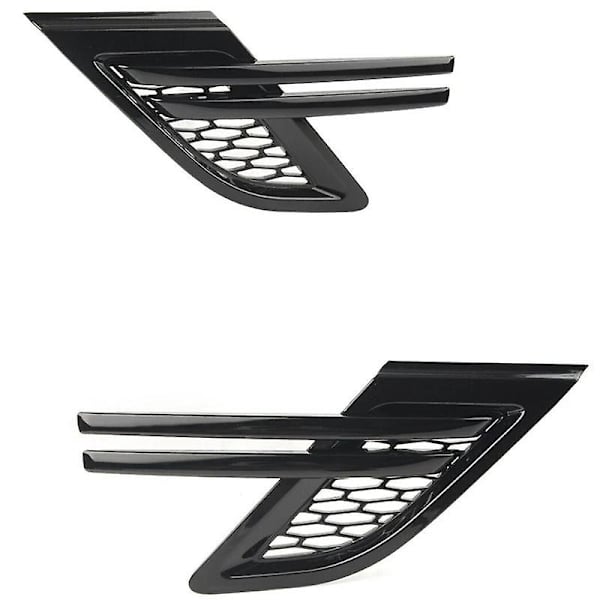1 par bil frontskjerm Luftstrøm ventil utløpsdeksel Trim Mesh Grille For Range Rover Sport 2014-2017