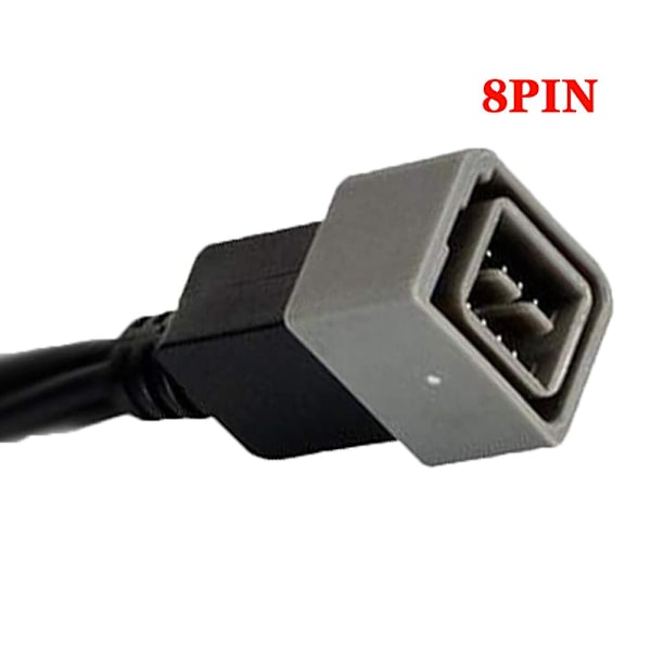Radio 8-pins grensesnitt USB-port-inngang holdekabel for Nissan bilstereo erstatning - høyttalerlinje