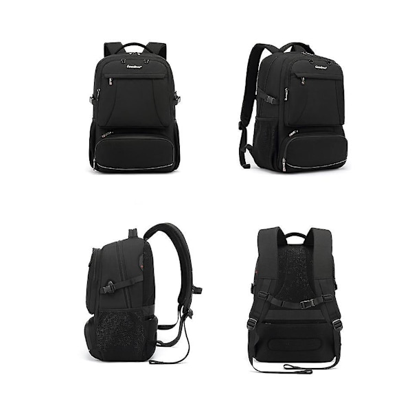 Basket Sport Ryggsäck Utomhus Stor Kapacitet Fritid Fitness Ryggsäck black