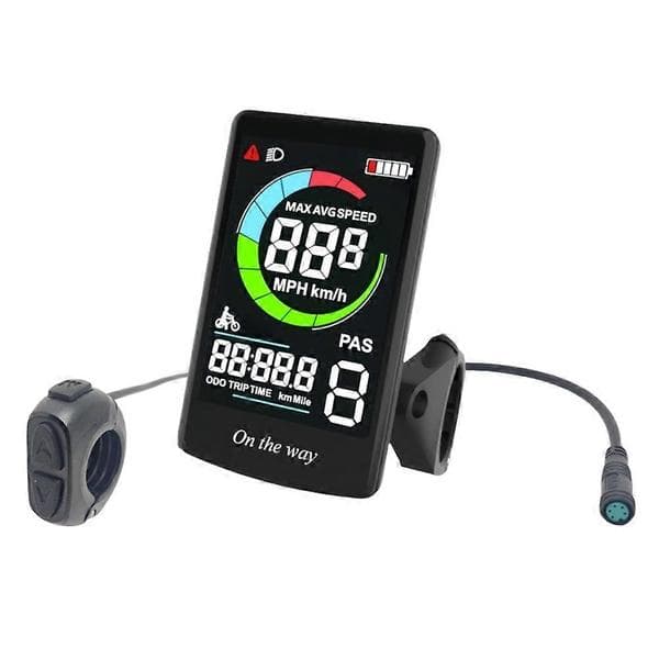 Elektrisk Cykel C13 Speedometer Farveskærm til Bafang BF-UART Midtermotor UART Program til BBS0102B G340 G320 Svart