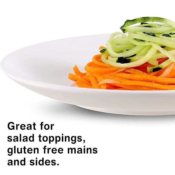 Handhållen Spiralizer Grönsaksskärare - Zucchini Spaghetti Maker Zoodle Maker - Perfekt för sallad