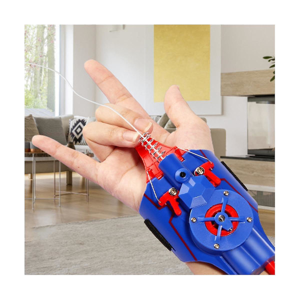 Spider Silk Launcher Web Shooters Wrist Launcher Toy Shooters Cosplay Device Leksaker för barn Presenter-B