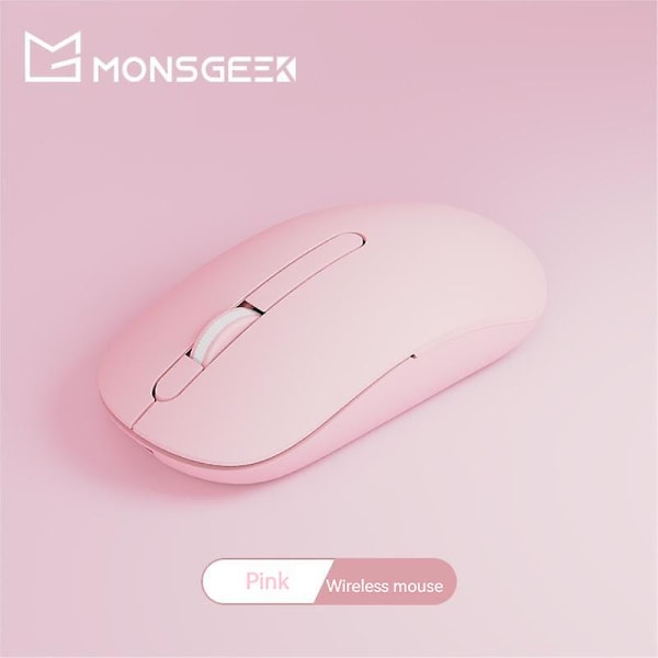 Monsgeek D1 trådløs mus Bluetooth 2.4g To-modus 1000dpi stille mus Tastatursett Office bærbar mus for Windows Mac-gave Keyboard Mouse Set