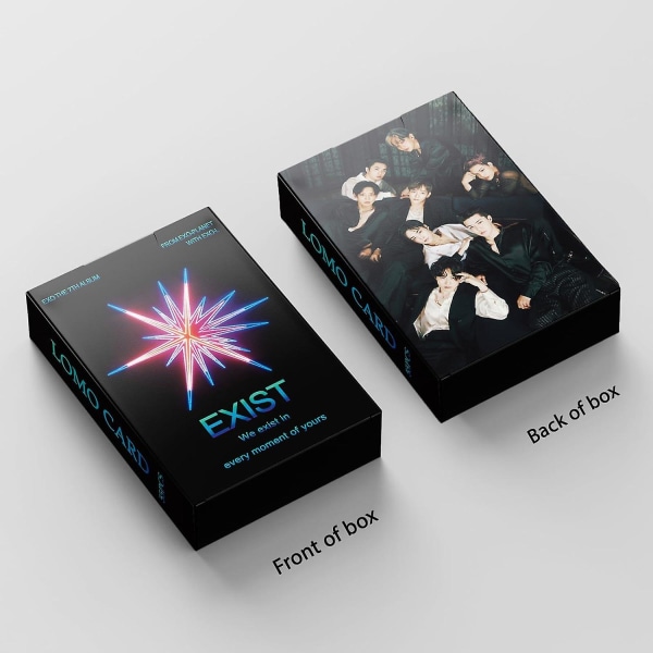 55 stk. EXO Lomo-kort EXO EXIST 2023 Nye album EXO Mini-fotokort EXO-plakatkort Gave til fans