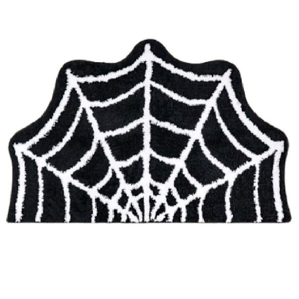 Spider Web Badmatta Halloween Badmatta Icke-mattor Spiderweb Matta Dörrmatta Golvmatta Matta Hemma Ba