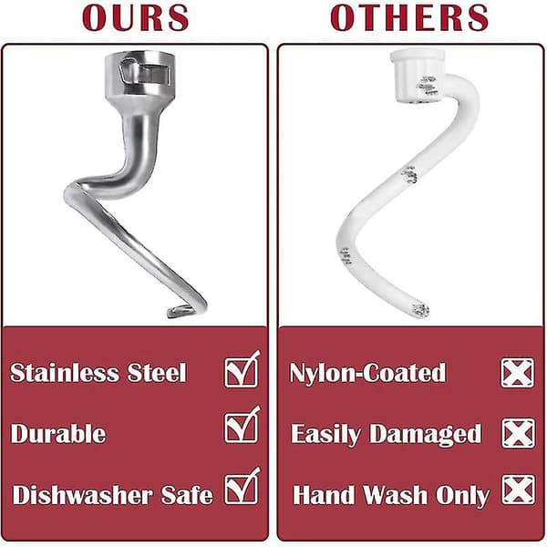 Dejkrog Udskiftning Dejkrog Til Kitchenaid 4.5-5 Quart Tilt-head Røremaskine