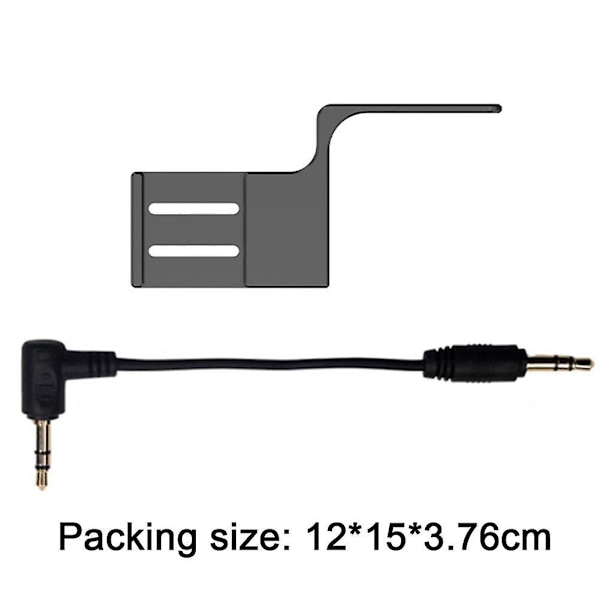 For Insta360 X4 Kamera Tilbehør Mikrofon Metall Utvidelse Montering Holder+Kabel