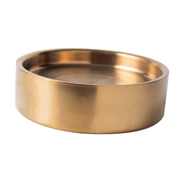 Kjølebolle Sjømat Serveringsfat Isavkjølt Serveringsbrett Lavt Fat Serveringsfat for Sjømat, Østers, Kreps Avkjølt Server 22cm Gold Optional