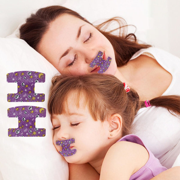 Munntape for bedre søvn - Avanserte anti-snorkestrimler for forbedret nesepust og snorreduksjon 100pcs