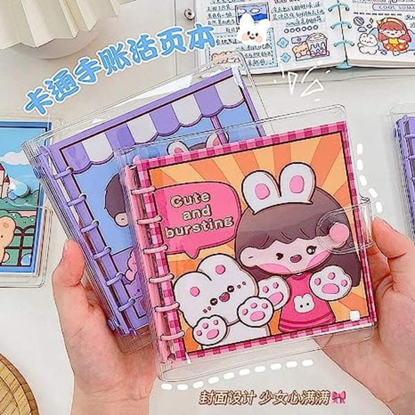Notebook Söt Coil Book MOMO Sauce Live Page Handbook Girl Heart Circuit Benji INS Studentialable Notebook A6 Notepad