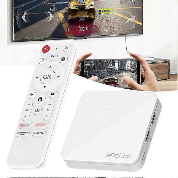 2026 Androids 14.0 TV Box 4K Ultra HD Streaming Box Quad-Core ARM Cortex A53 CPU Smart TV Box 2g8g UK plug