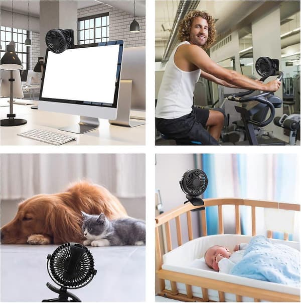 Bærbar Mini Bordventilator, Køleventilator P
