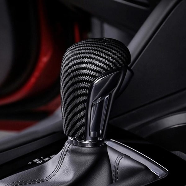 Bilväxelhuvud växlingsknopp Cover Trimdekal för Mazda 2 3 6 Bm Gj Demio Cx3 Cx5 Cx8 Cx9 Axela 2014 2021 2022 Tillbehör| | Carbon fiber pattern