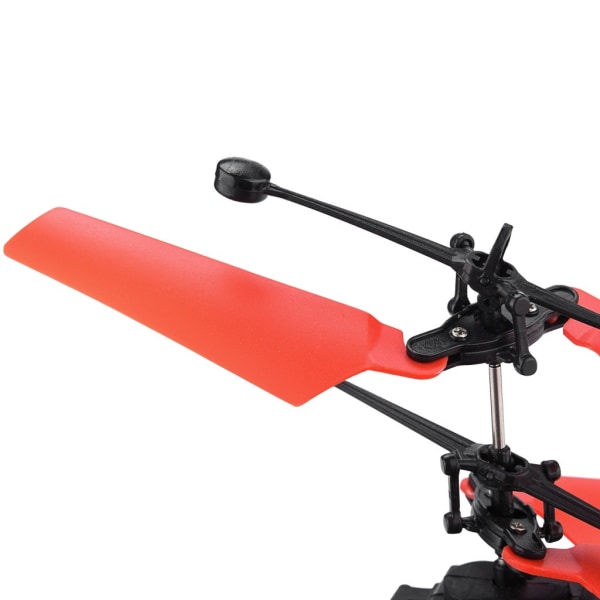 Mini RC Infrarød Induksjon Helikopter Fly Blinkende Lys Leker Julegave Red